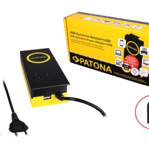 90W Synchron Adapter 4x1.7x12mm 19,5V incl. USB Output 2,1A HP Mini 1100CM-KS167UT 1100-NK348AAR